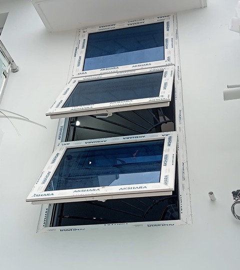 UPVC bathroom window